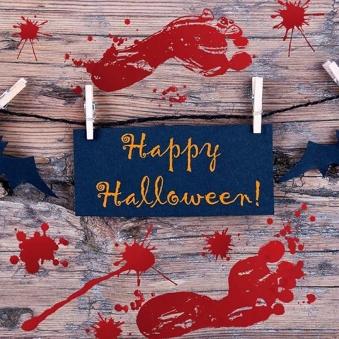 DUŻY ZESTAW HALLOWEEN NAKLEJKI NA OKNO 8 ARKUSZY