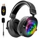 EMPIRE GAMING WarCry P-W2 bezprzewodowe słuchawki gaming RGB 2,4 GHz