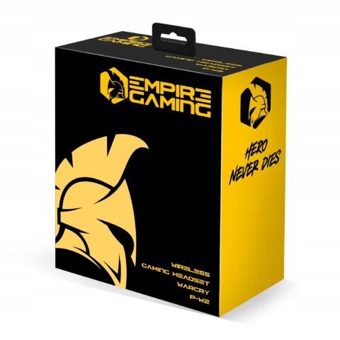 EMPIRE GAMING WarCry P-W2 bezprzewodowe słuchawki gaming RGB 2,4 GHz
