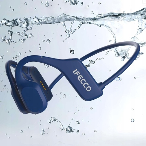 IFECCO słuchawki przewodnictwa kostnego Bluetooth 5.2 IP68 8 GB