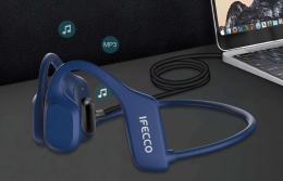 IFECCO słuchawki przewodnictwa kostnego Bluetooth 5.2 IP68 8 GB