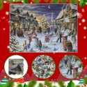 Kalendarz adwentowy Puzzle 1008 elementów na Boże Narodzenie
