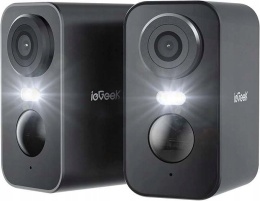 Kamera zewnętrzna ieGeek 2K bezprzewodowa z baterią IP66 do monitoringu