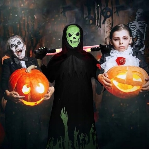 Kostium Ponury Żniwiarz r. 110-120 Hallowen