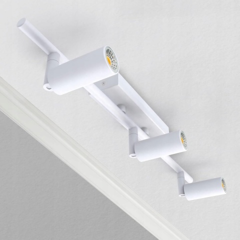 LAMPA SUFITOWA LED 3-PUNKTOWACIEPŁA BIEL 3000 K