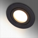 Lampa sufitowa LED 230V 5W 4000K IP44 neutralna biel 1szt Czarny