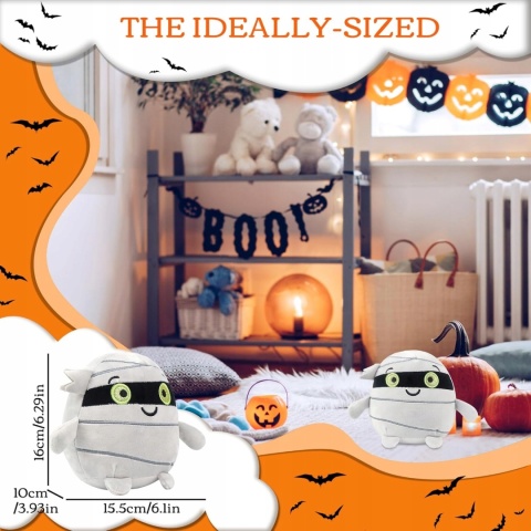 Maskotka pluszak mumia na Halloween 20cm Zabawka dla Dzieci