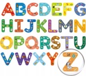 PUZZLE 77 ELEMENTÓW NAUKA ALFABETU MONTESSORI 3+