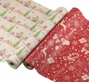 Papier prezentowy do pakowania prezentów świąteczny ozdobny 0,43 x 15m 2szt