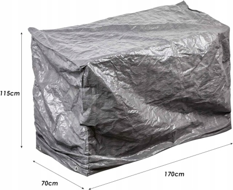 Pokrowiec na grill gazowy wodoodporna osłona przed UV 170x170x115cm