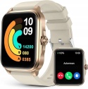 Smartwatch EGQINR1.91cala HD Bluetooth z pomiarem temperatury i IP67 zestaw