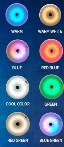 Zestaw 2 lamp ściennych RGB Faithorse do salonu na ścianę 20 cm